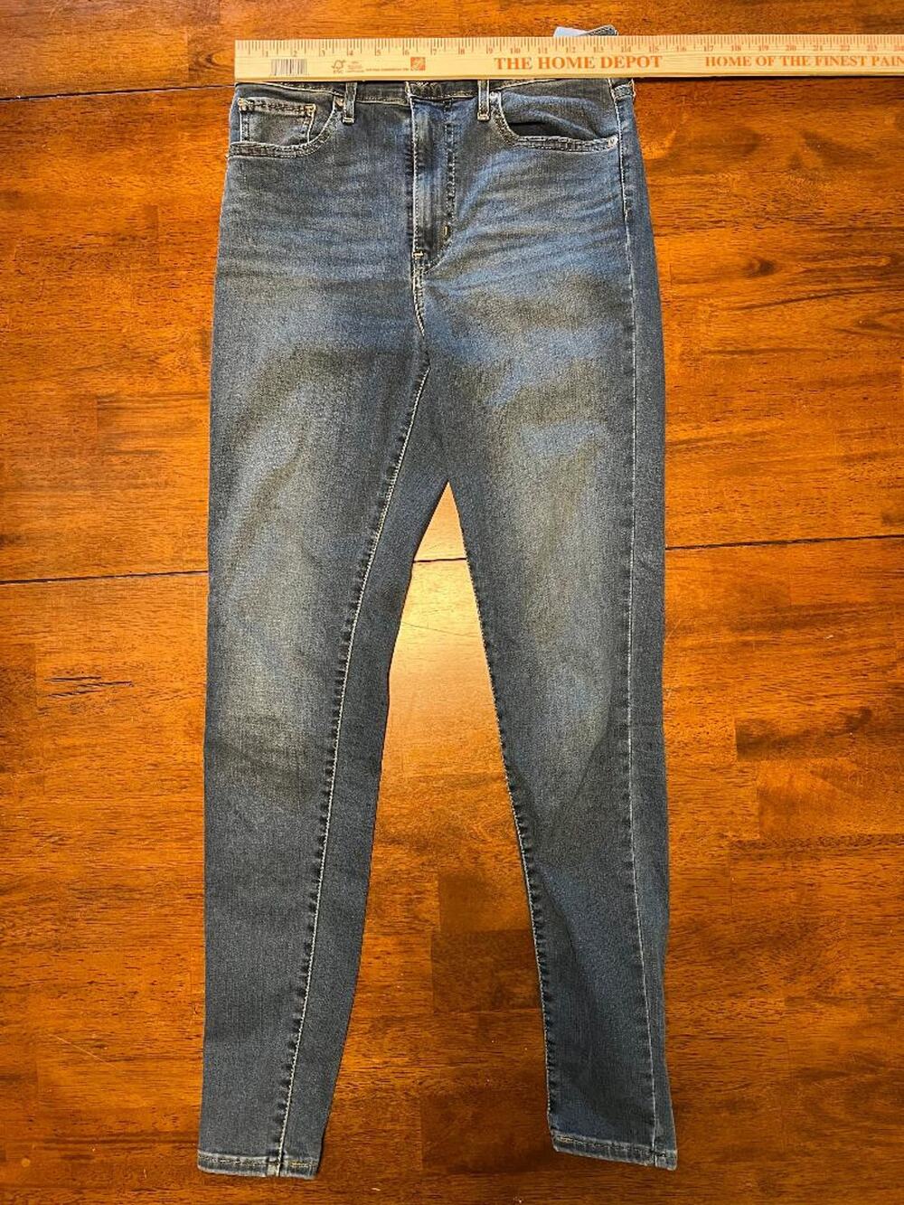 Womens Mile High Supper Skinny Levi Jeans, Size 28